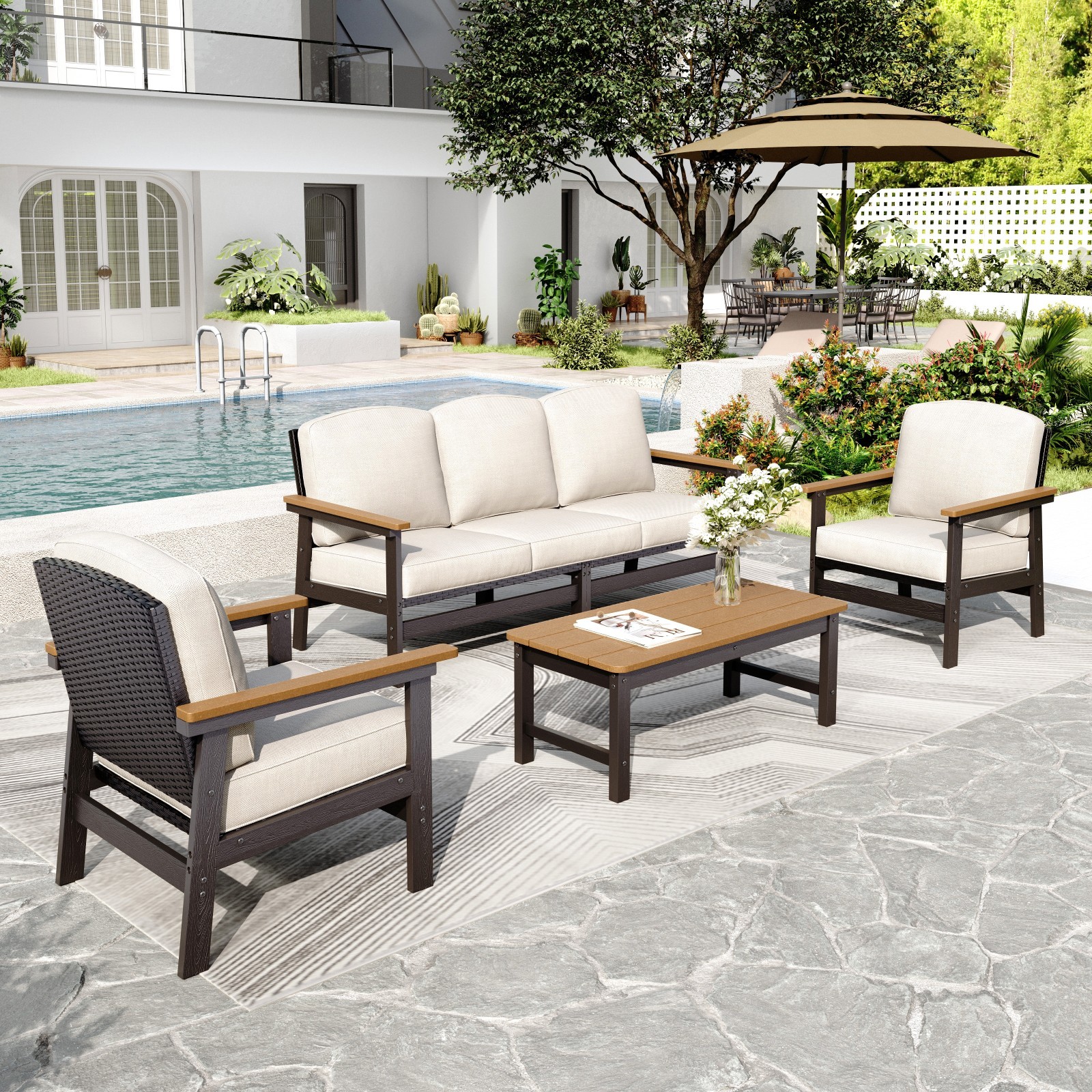 Outdoor Furniture Vietnam - 7 Piece Outdoor Dining Set Patio