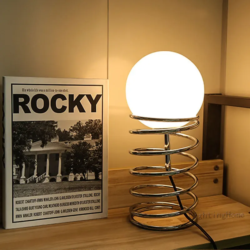 Outdoor Furniture Vintage - Ins Bauhaus Spring Table Lamp Vintage