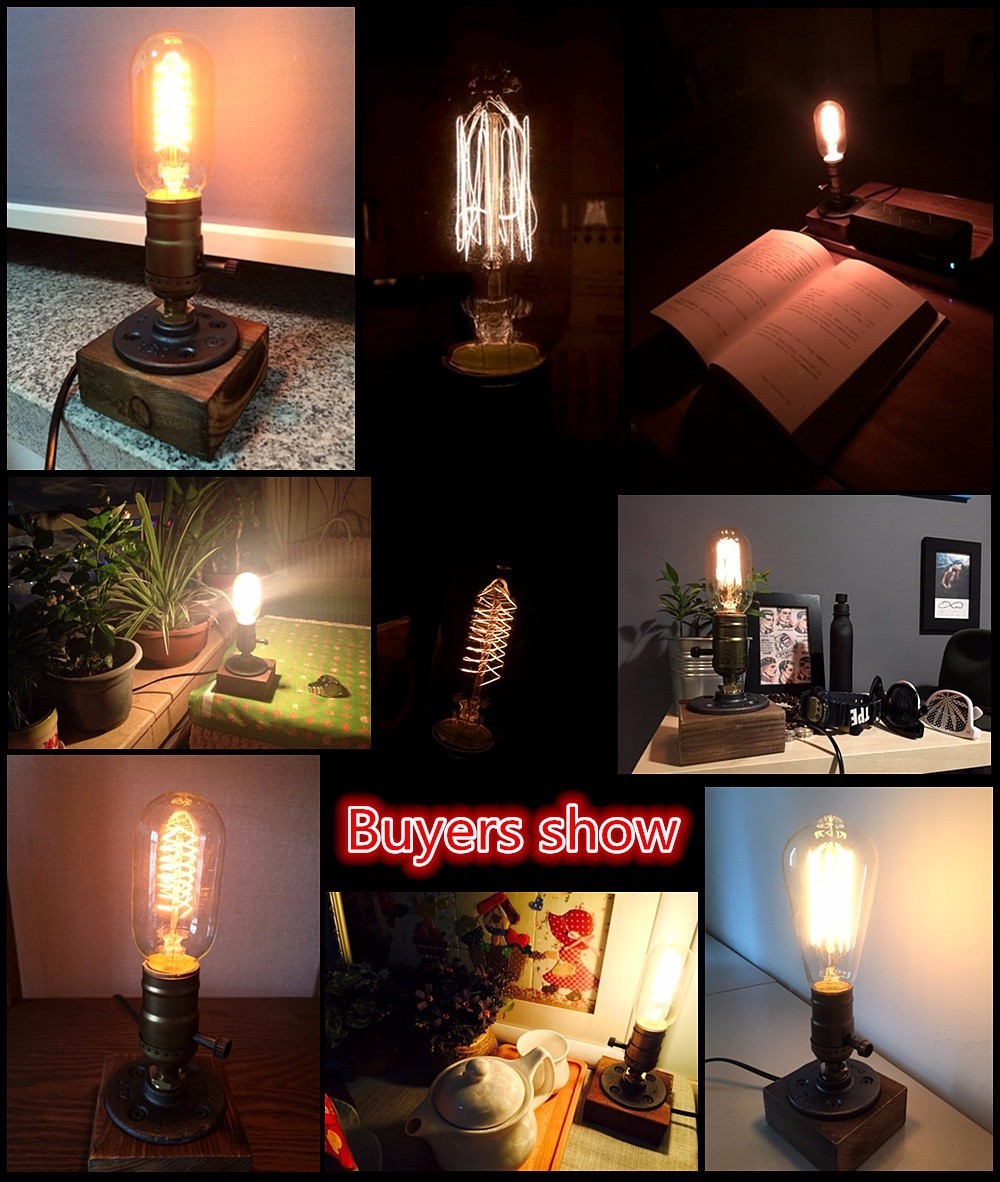 Loft Vintage E27 Edison Bulb T - Outdoor Furniture Vintage のレビューと価格