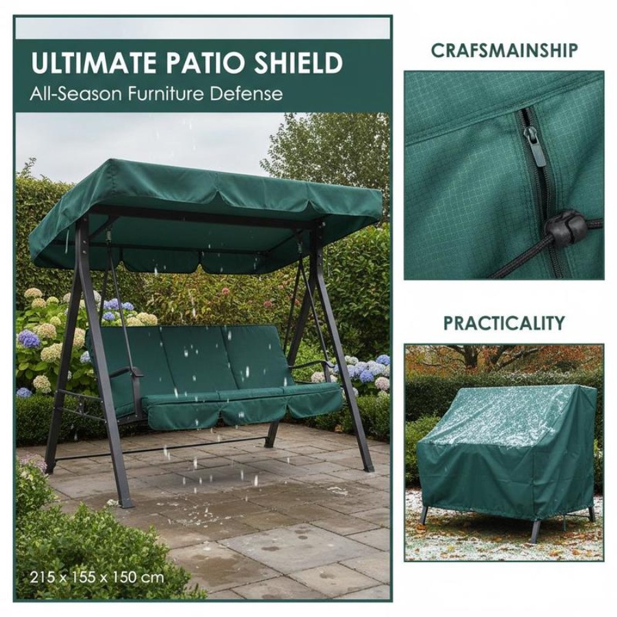Patio 3 Seater Swing Chair Ben - Garden Swing Chair のレビューと価格