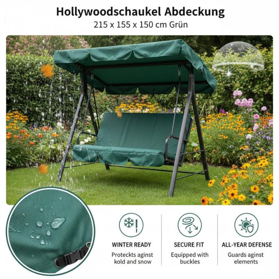 Patio 3 Seater Swing Chair Ben - Garden Swing Chair のレビューと価格