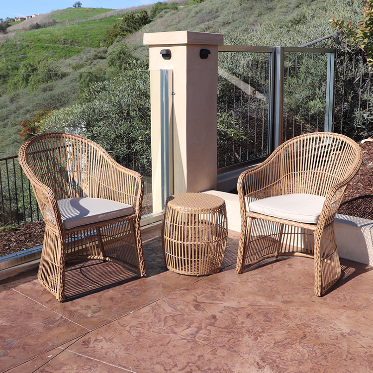Hot Sale Wicker Cane Chairs Se - Outdoor Furniture Set Sale のレビューと価格