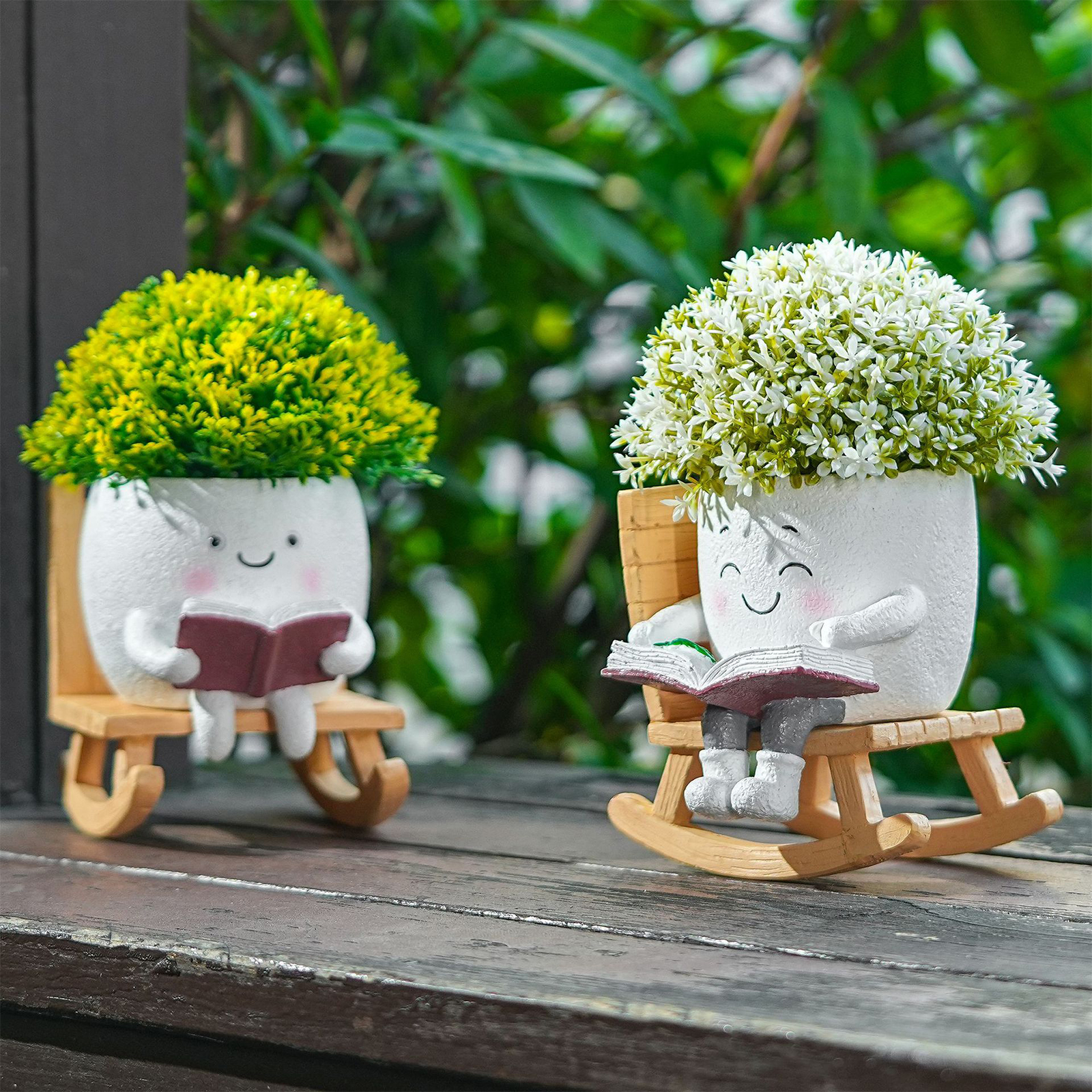Chair/Swing Smile Face Planter - Garden Swing Chair のレビューと価格