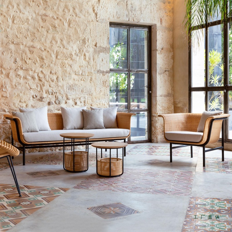 Outdoor rattan chair three-pie - Outdoor Furniture Set Sale のレビューと価格
