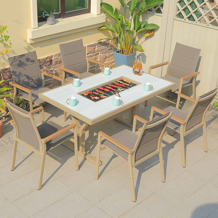 Hot Sale Cast Aluminum Fire Pi - Outdoor Furniture Set Sale のレビューと価格