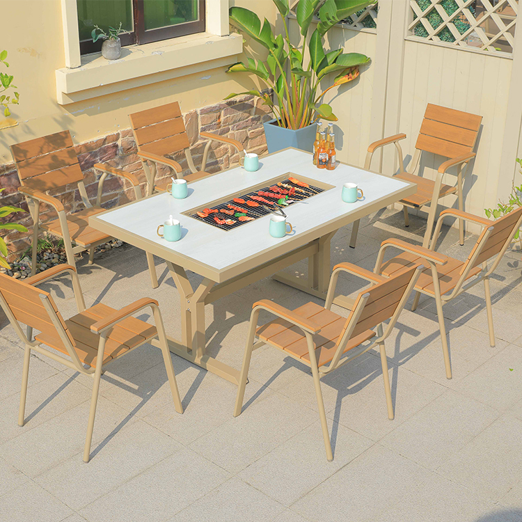 Hot Sale Cast Aluminum Fire Pi - Outdoor Furniture Set Sale のレビューと価格