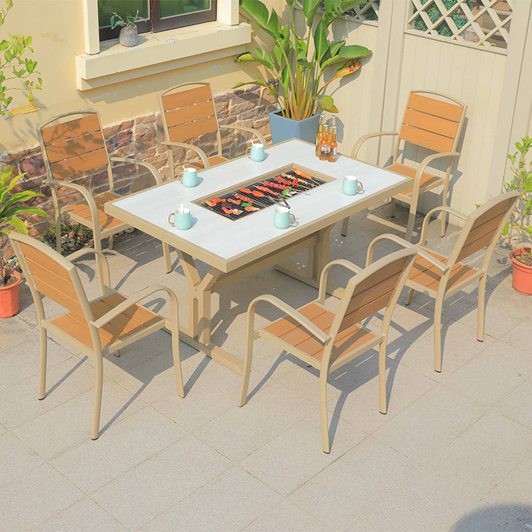 Hot Sale Cast Aluminum Fire Pi - Outdoor Furniture Set Sale のレビューと価格