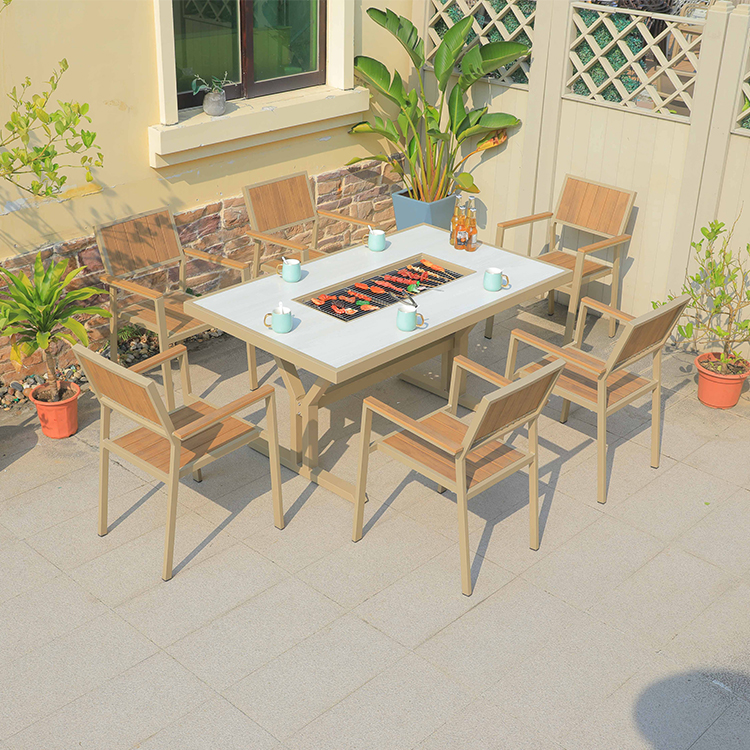 Hot Sale Cast Aluminum Fire Pi - Outdoor Furniture Set Sale のレビューと価格
