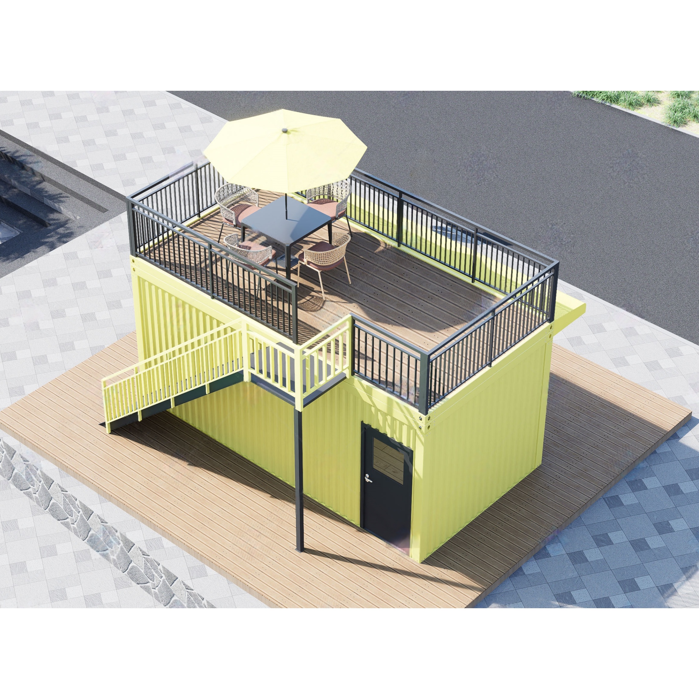 New Design Prefabricated 20FT  - Outdoor Furniture Set Sale のレビューと価格