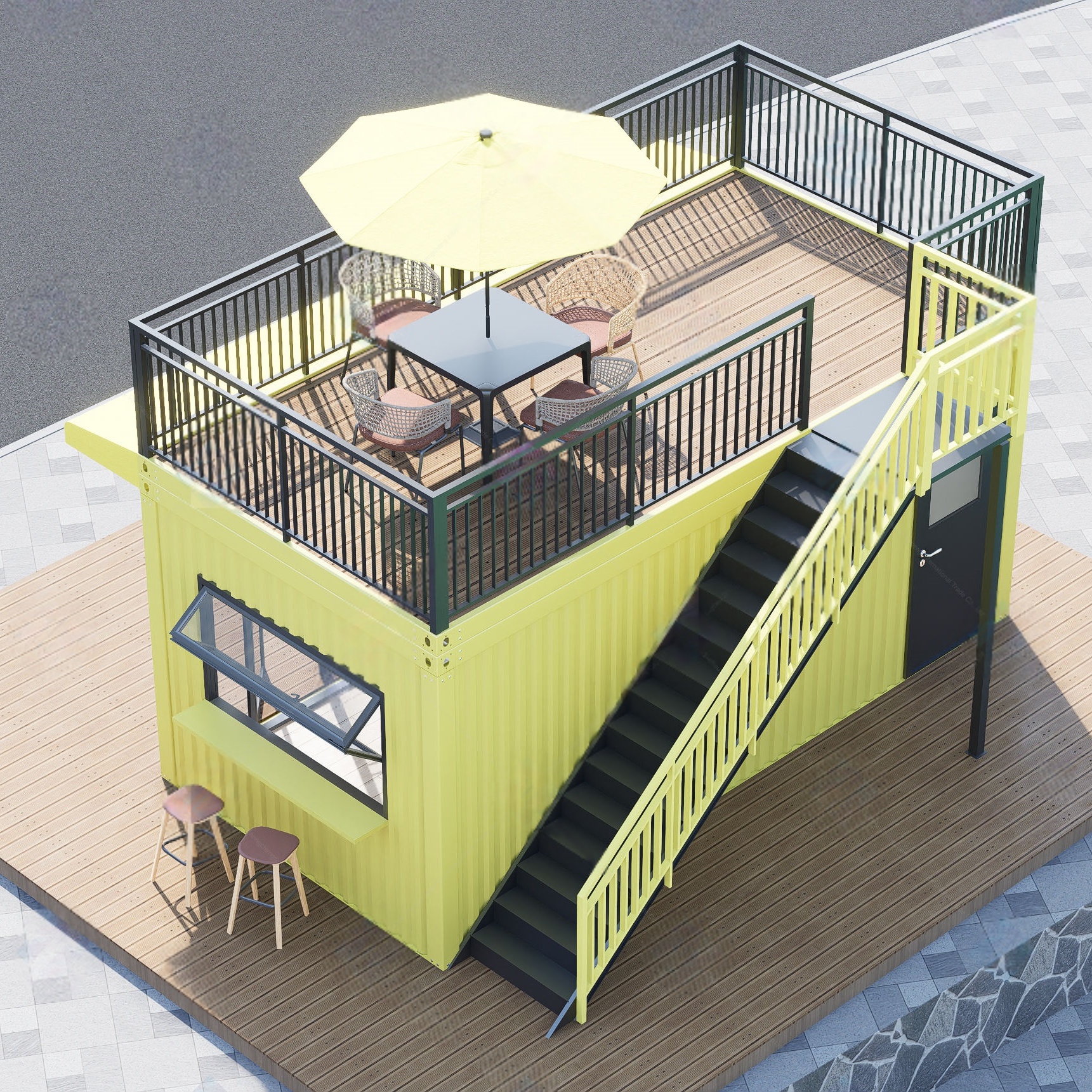 New Design Prefabricated 20FT  - Outdoor Furniture Set Sale のレビューと価格