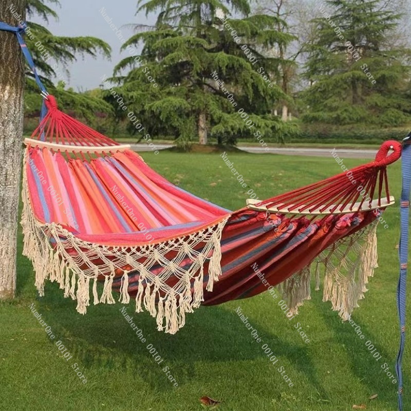 Canvas Double Hammock with Tas - Garden Swing Chair のレビューと価格