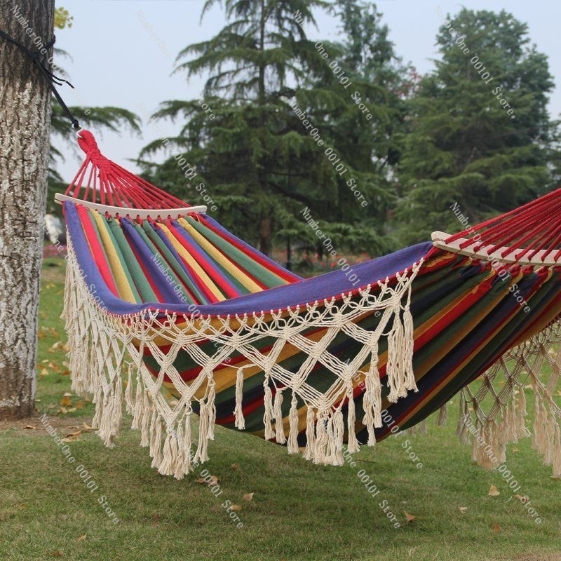 Canvas Double Hammock with Tas - Garden Swing Chair のレビューと価格