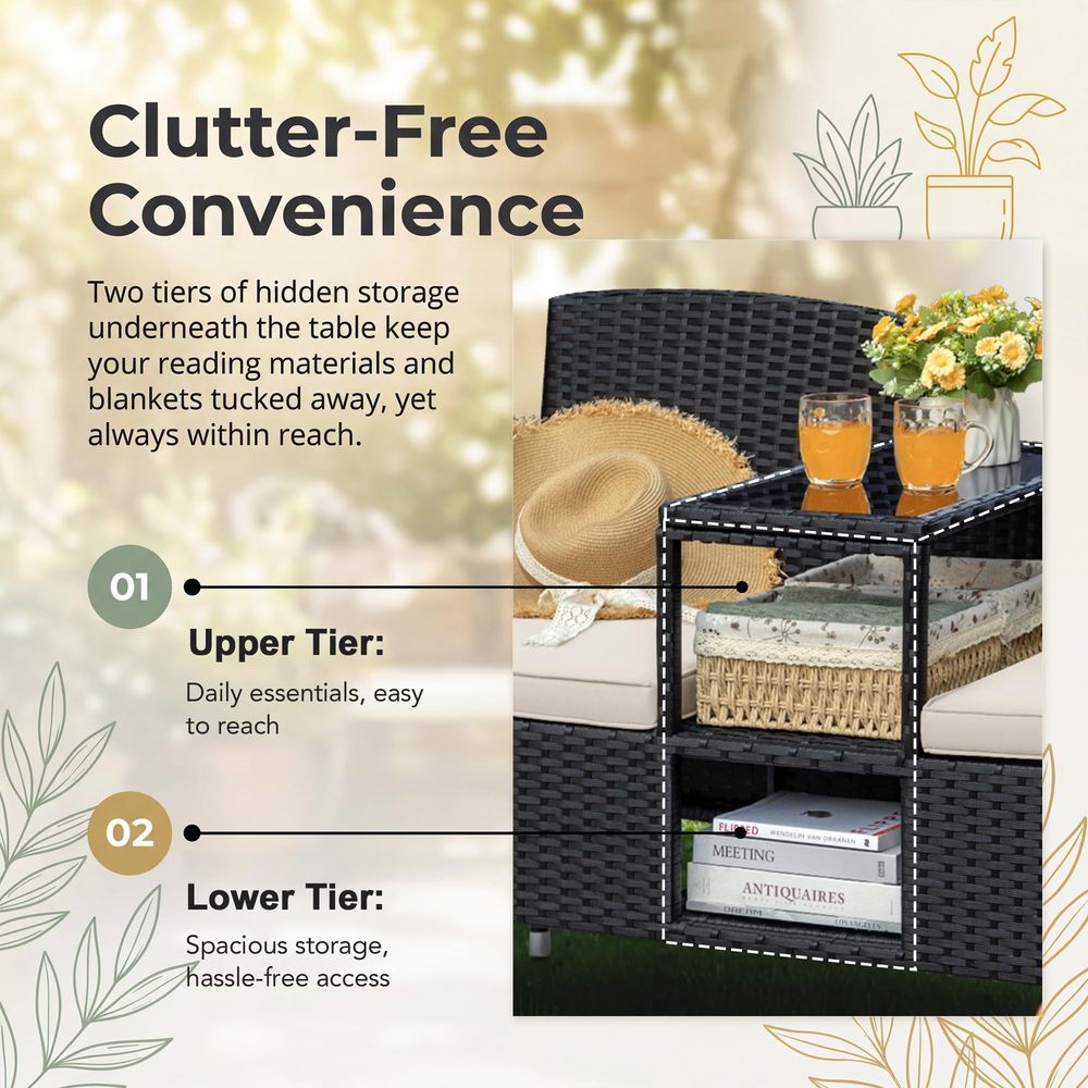 Outdoor Patio Loveseat Modern  - Outdoor Furniture Loveseat のレビューと価格