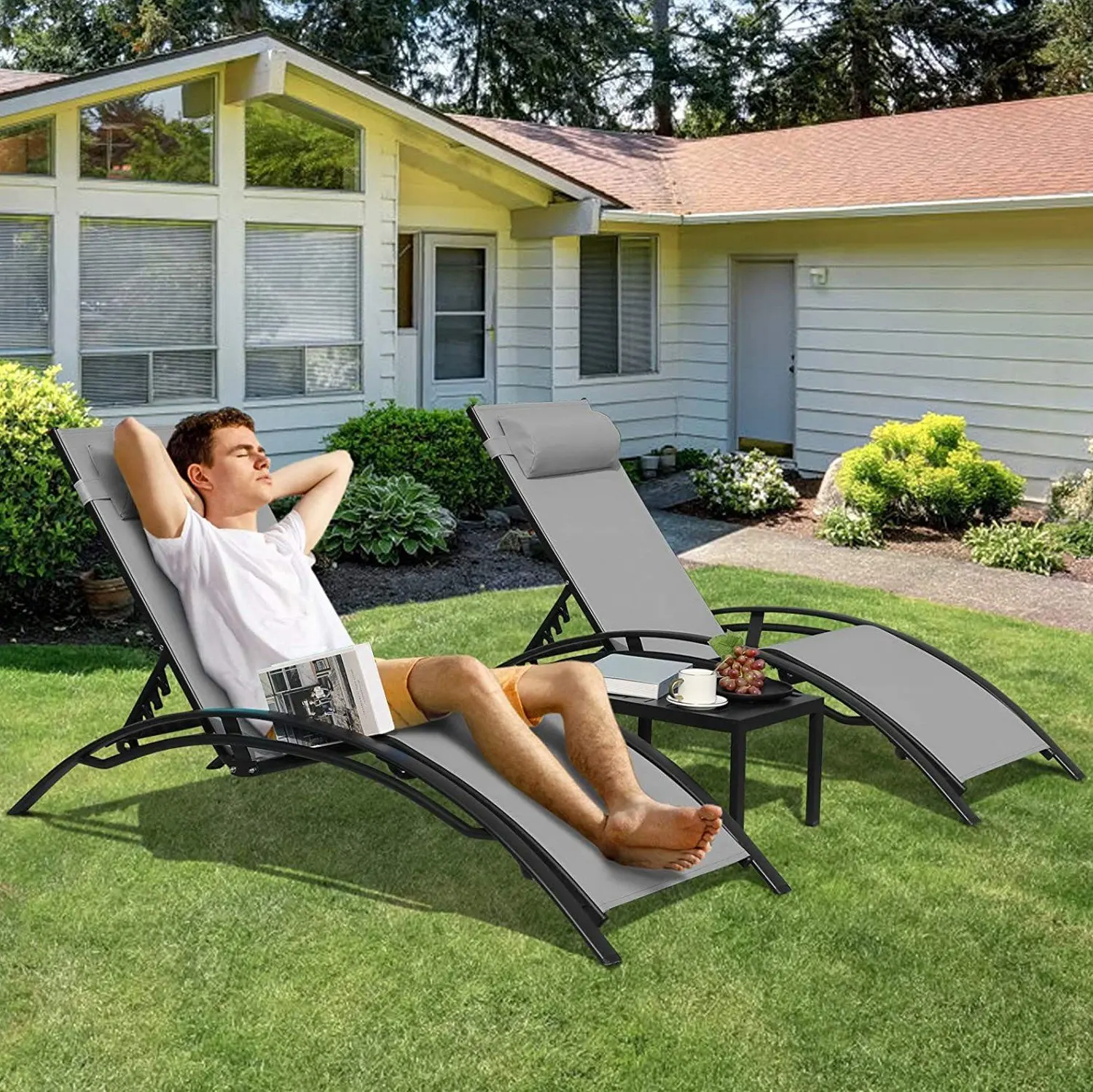 Aluminum Lounge Chair for Outs - Outdoor Furniture Set Sale のレビューと価格