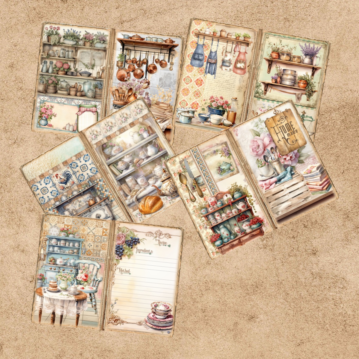 10 Sheets A5 Size Retro Cabine - Outdoor Furniture Vintage のレビューと価格