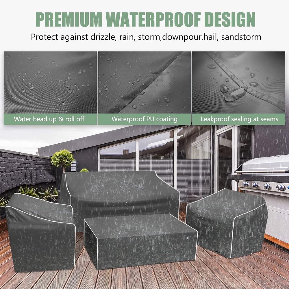 Patio Furniture Covers, 4-Piec - Outdoor Furniture Loveseat のレビューと価格