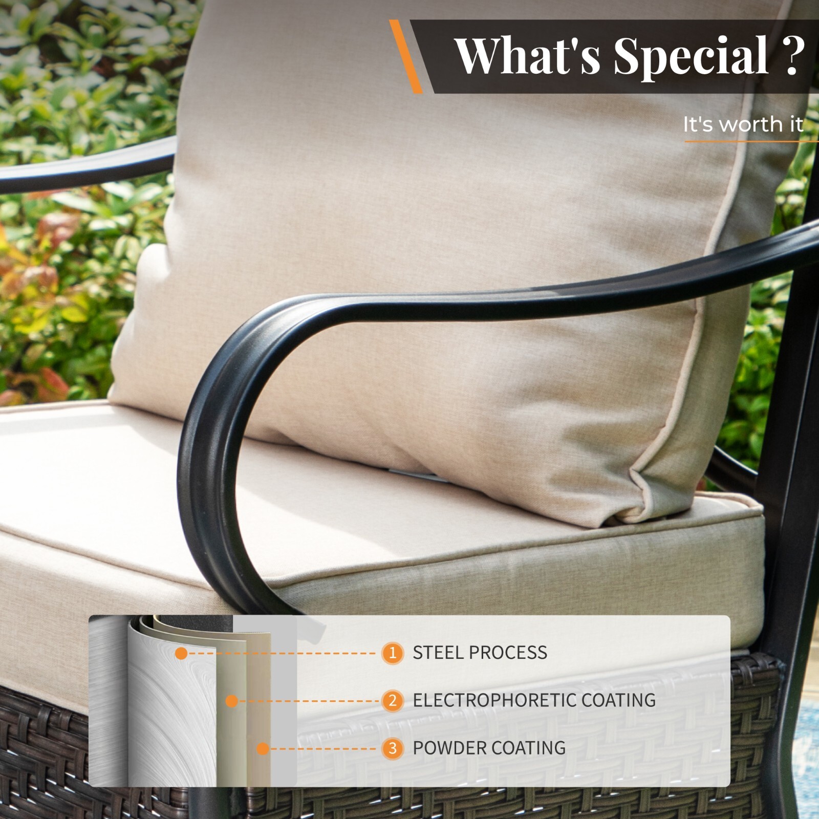 7 Piece Outdoor Furniture Set  - Outdoor Furniture Vietnam のレビューと価格