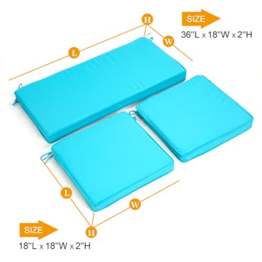 3-Pack Outdoor Patio Furniture - Outdoor Furniture Loveseat のレビューと価格