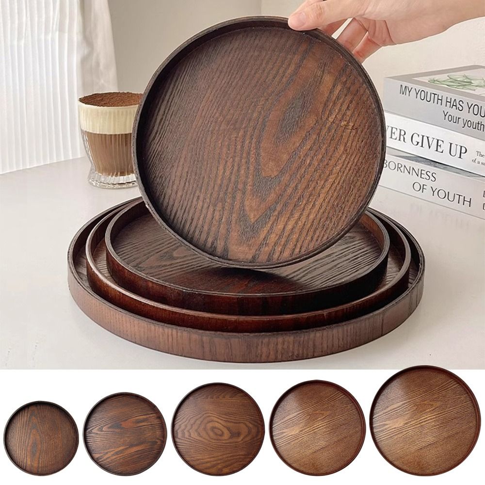 Vintage Round Serving Tray Woo - Outdoor Furniture Vintage のレビューと価格
