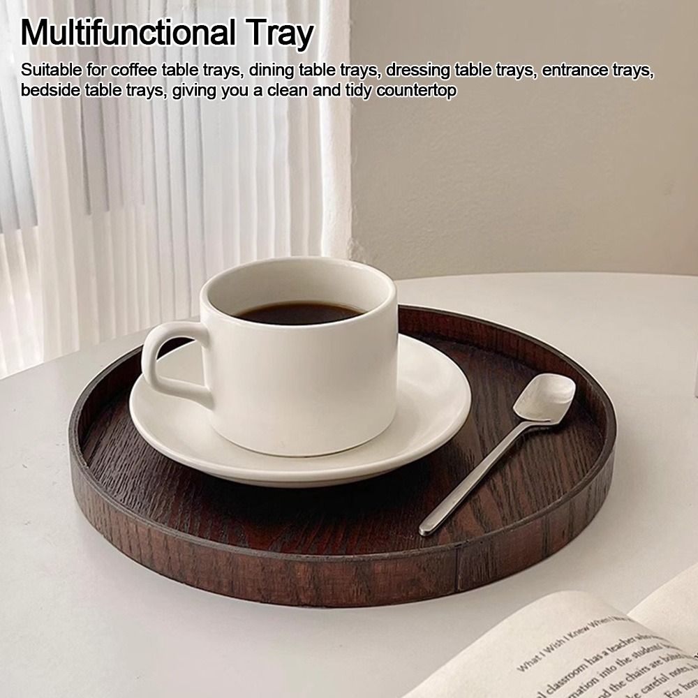 Vintage Round Serving Tray Woo - Outdoor Furniture Vintage のレビューと価格
