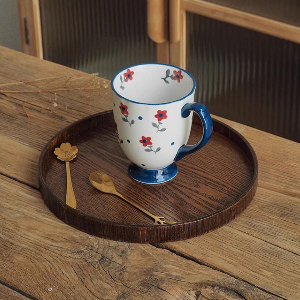Vintage Round Serving Tray Woo - Outdoor Furniture Vintage のレビューと価格