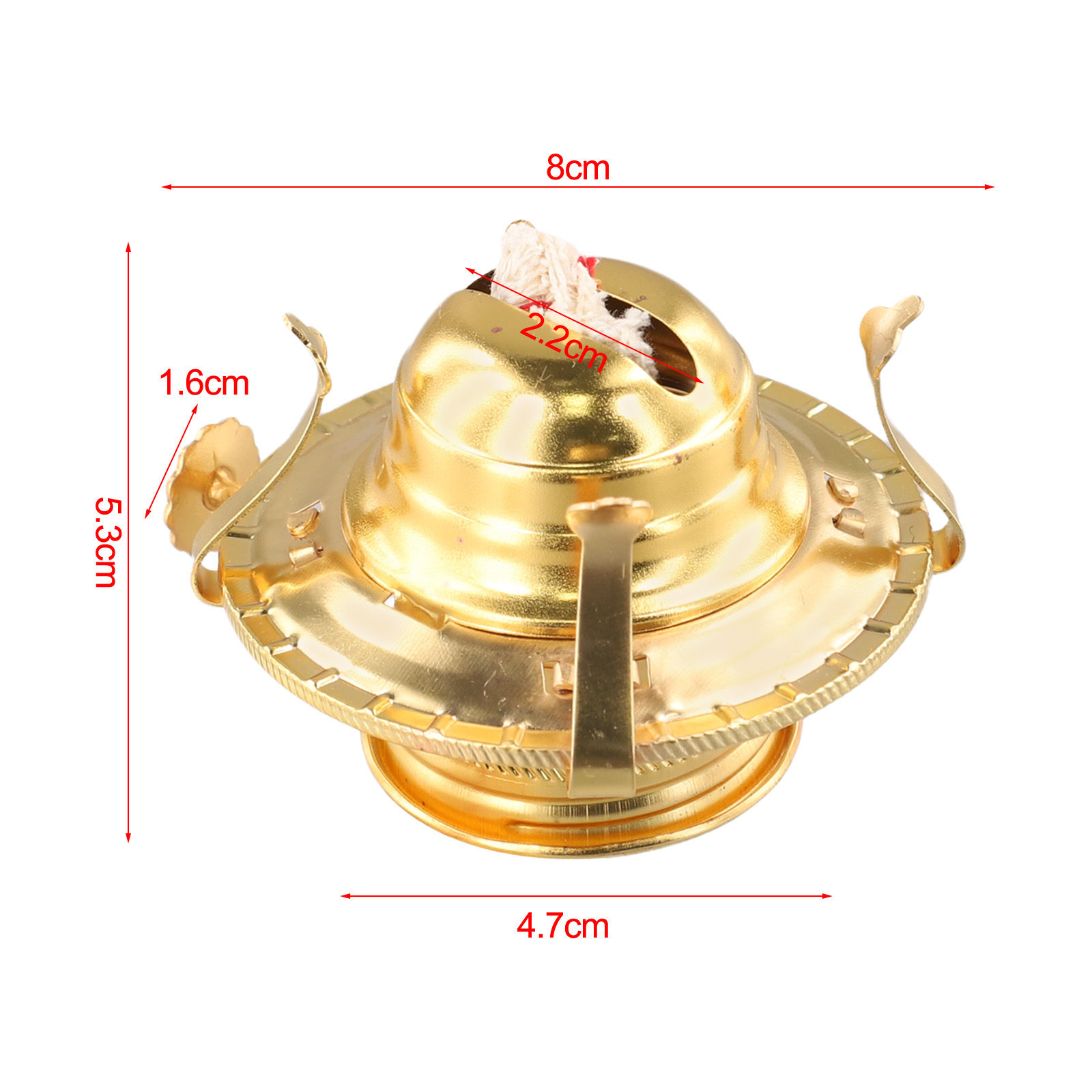 1pcs Lamp Oil Burner With Wick - Outdoor Furniture Vintage のレビューと価格