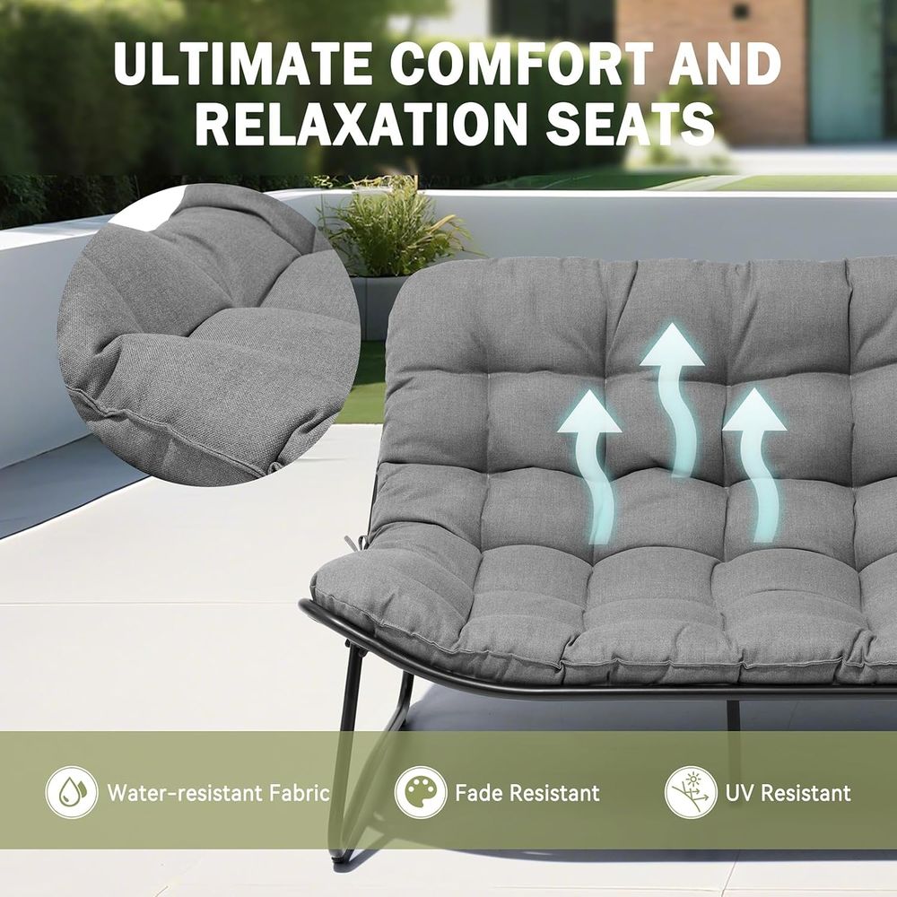 Outdoor Loveseat, 2-Seat Soa w - Outdoor Furniture Loveseat のレビューと価格