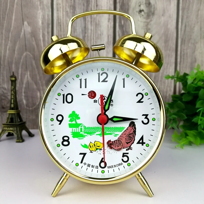 Metal Mechanical Alarm Clock C - Outdoor Furniture Vintage のレビューと価格