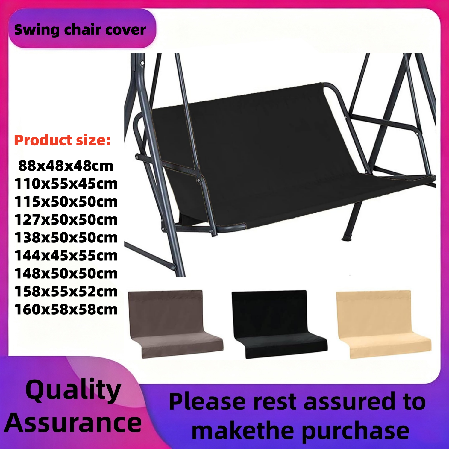 2 3 Seater Waterproof Swing Se - Garden Swing Chair のレビューと価格