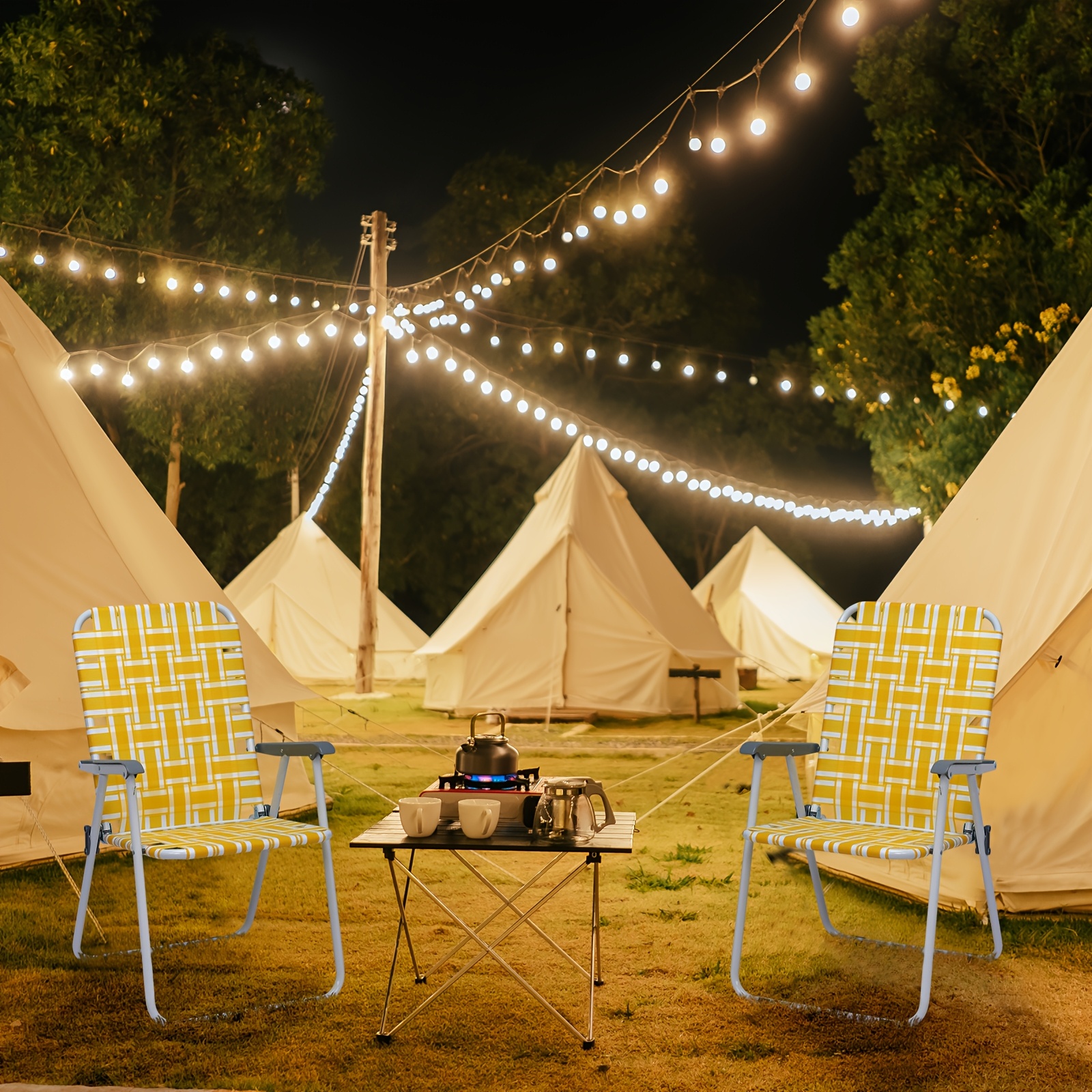 2pcs Beach Chairs, Deep Blue A - Outdoor Furniture Vietnam のレビューと価格