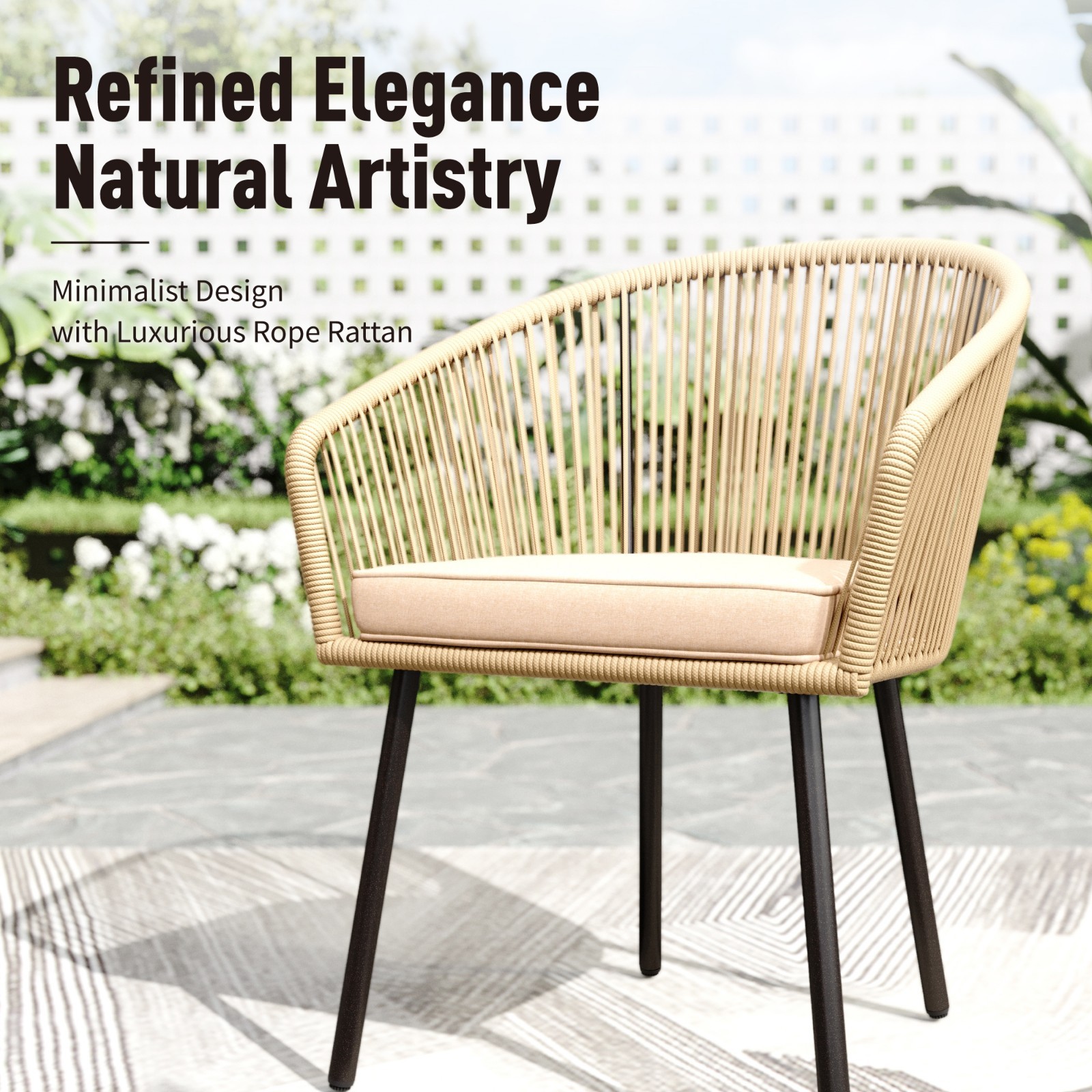 Outdoor Dining Set Patio Ratta - Outdoor Furniture Vietnam のレビューと価格