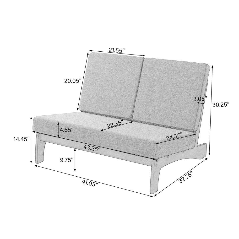 Ricoo 1Piece Patio Furniture S - Outdoor Furniture Loveseat のレビューと価格