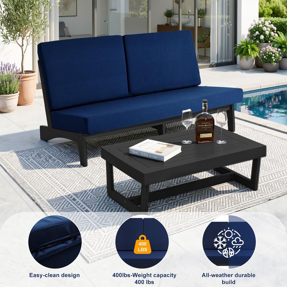 Ricoo 1Piece Patio Furniture S - Outdoor Furniture Loveseat のレビューと価格