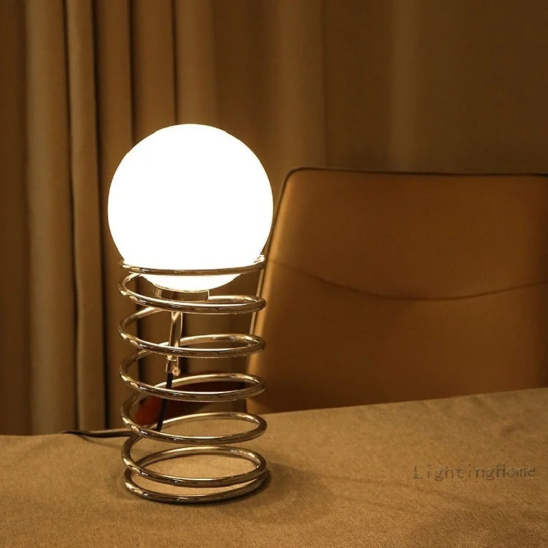 Ins Bauhaus Spring Table Lamp  - Outdoor Furniture Vintage のレビューと価格